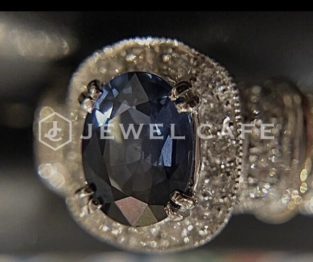 Iolite ring